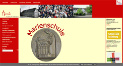 Desktop Screenshot of marienschule-hamm.de